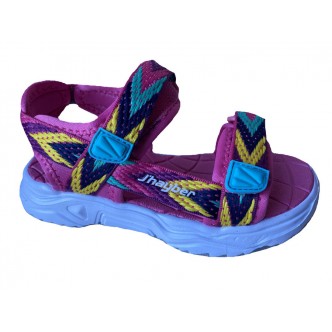 Sandalias de sport color Fuxia.J´hayber